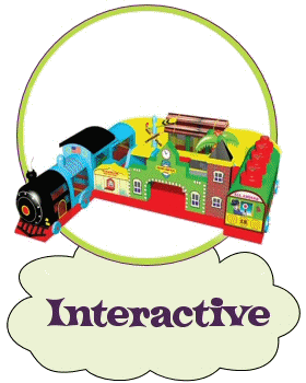 Interactive jumping castles